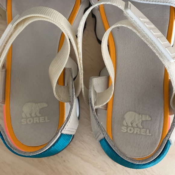 Sorel Kinetic Sandal Sea Salt 9.5 multicolor Y Strap - Picture 8 of 10